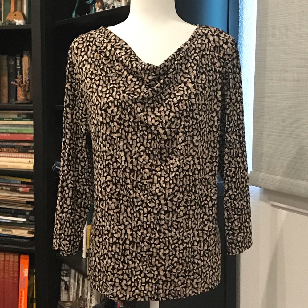 Coldwater Creek Women's Stretch Knit Tunic Top Size L, Like New